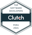 Top Software Developers Clutch badge